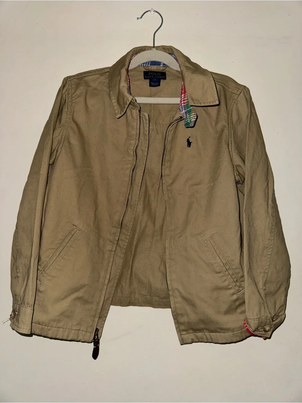‼️SALE‼️ Polo by Ralph Lauren Khaki Cotton Lightweight Jacket